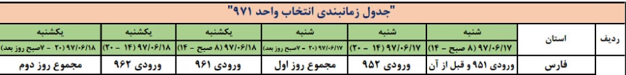 انتخاب واحد 971