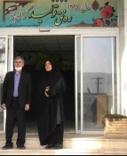 بازدید دکتر فریدون عباسی از کارگاه ماسک  5
