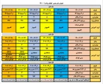 تقویم آموزشی و برنامه زمان بندی انتخاب واحد دانشجویان دوره های کارشناسی و کاردانی در نیمسال اول سال تحصیلی 1401 - 1400  3