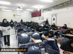بازدید رئیس دفتر نظارت و ارزیابی و تضمین کیفیت دانشگاه ملی مهارت استان فارس از روند برگزاری امتحانات  3