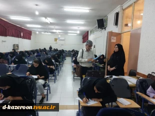 بازدید رئیس دفتر نظارت و ارزیابی و تضمین کیفیت دانشگاه ملی مهارت استان فارس از روند برگزاری امتحانات  7