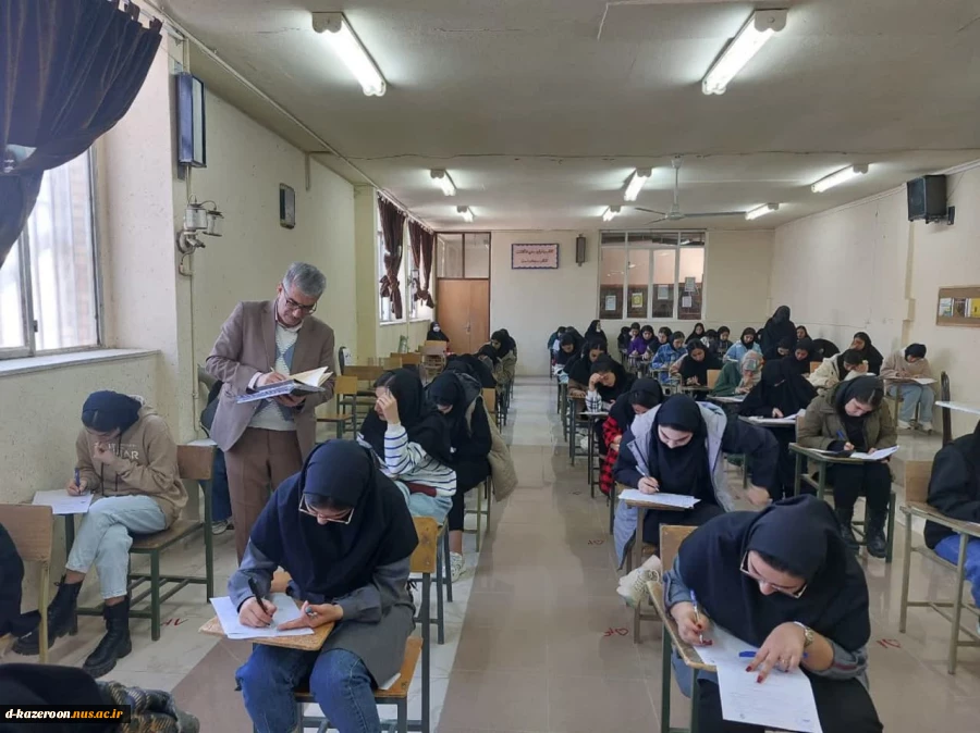 بازدید رئیس دفتر نظارت و ارزیابی و تضمین کیفیت دانشگاه ملی مهارت استان فارس از روند برگزاری امتحانات 7