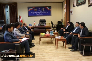 بازدید ریاست محترم  دانشگاه ملی مهارت استان فارس و هیأت همراه از آموزشکده دختران کازرون 3