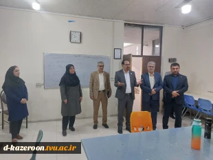 بازدید ریاست محترم  دانشگاه ملی مهارت استان فارس و هیأت همراه از آموزشکده دختران کازرون  6