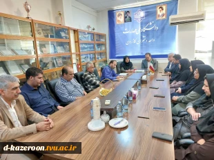 بازدید ریاست محترم  دانشگاه ملی مهارت استان فارس و هیأت همراه از آموزشکده دختران کازرون  8